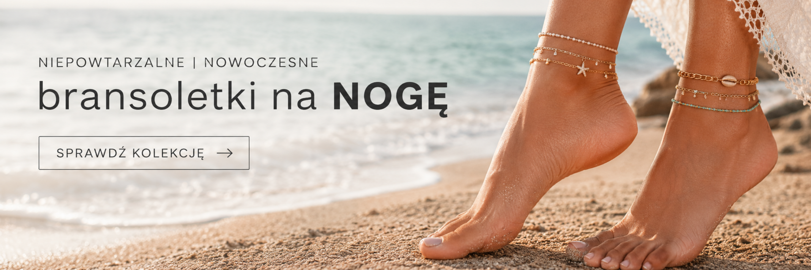 BRANSOLETKI NA NOGĘ